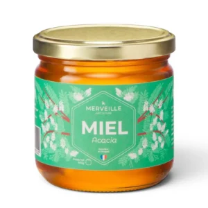 Pot de miel d'acacia du Périgord 500 g - Merveille Apiculture - Trésor de la Nature