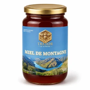 Pot de miel de montagne du Portugal 500 g - Trésor de la Nature