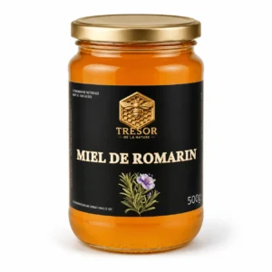 Pot de miel de romarin d'Espagne 500 g - Trésor de la Nature