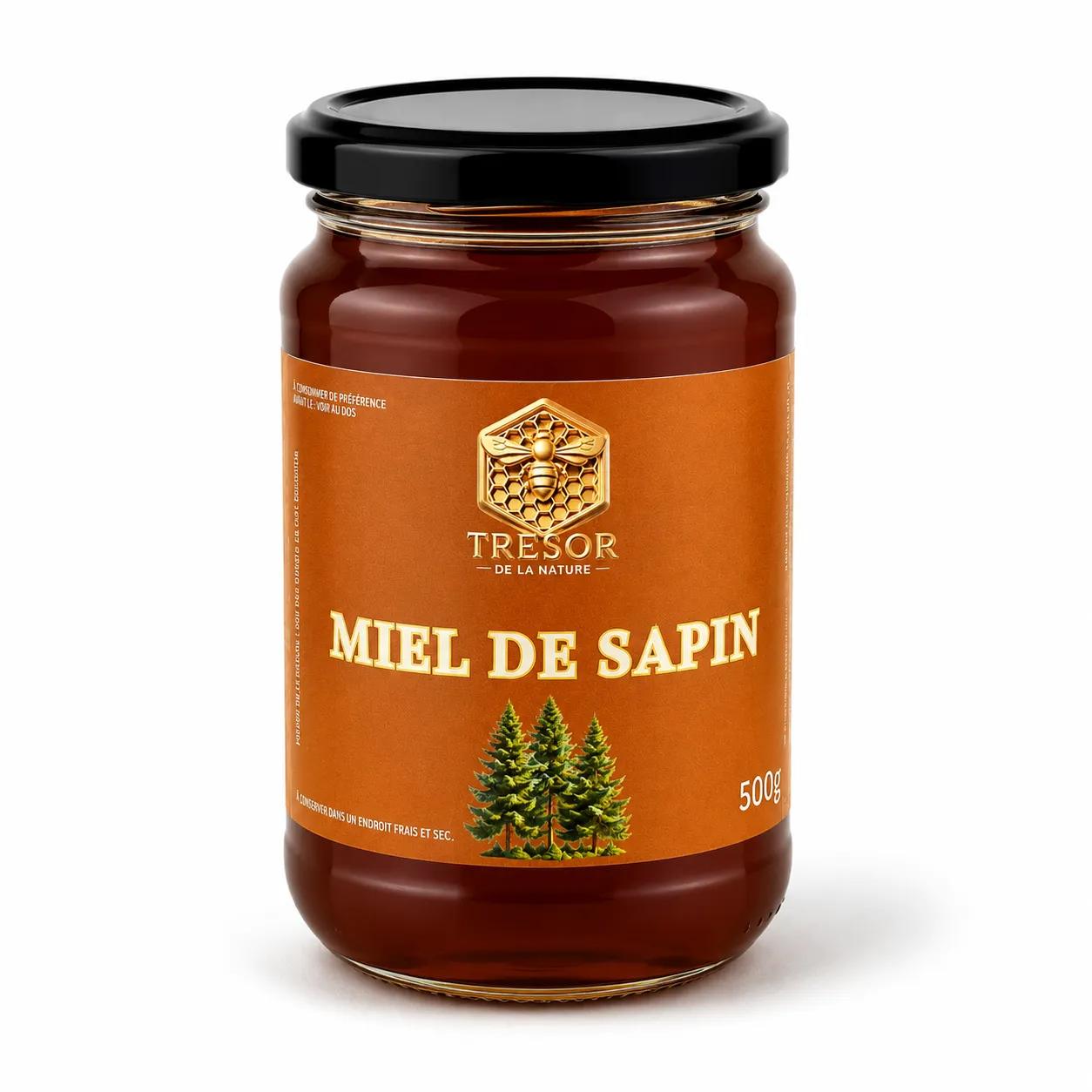 Pot de miel de sapin de Turquie 500 g - Trésor de la Nature